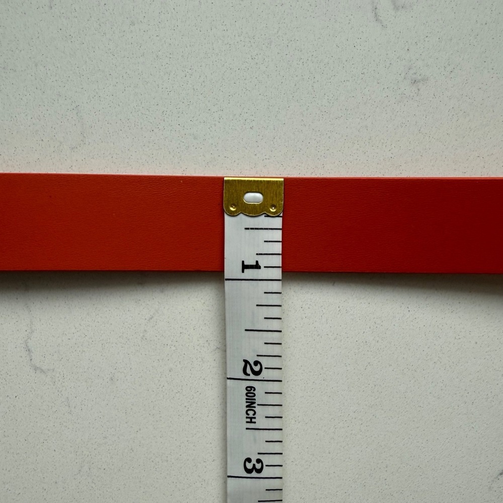 Rebecca Minkoff Genuine‎ Leather Belt - Size M - Coral/Antique Brass - NWT - Picture 4 of 8